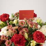 Crimson Elegance Hand Bouquet