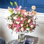 Blush Garden Elegance Vase