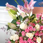 Blush Garden Elegance Vase