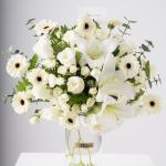 Floral Arrangement in Clear Vase