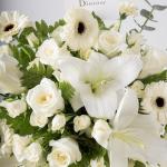 Floral Arrangement in Clear Vase