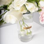 Floral Arrangement in a Clear Vase