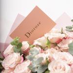 Blush kiss - Spray Rose Bouquet with Eucalyptus