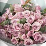 Lilac - Spray Rose Bouquet with Eucalyptus