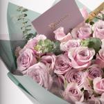 Lilac - Spray Rose Bouquet with Eucalyptus