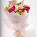 Charming Spray Rose & Mixed Flower Bouquet