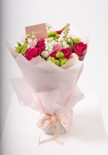 Charming Spray Rose & Mixed Flower Bouquet